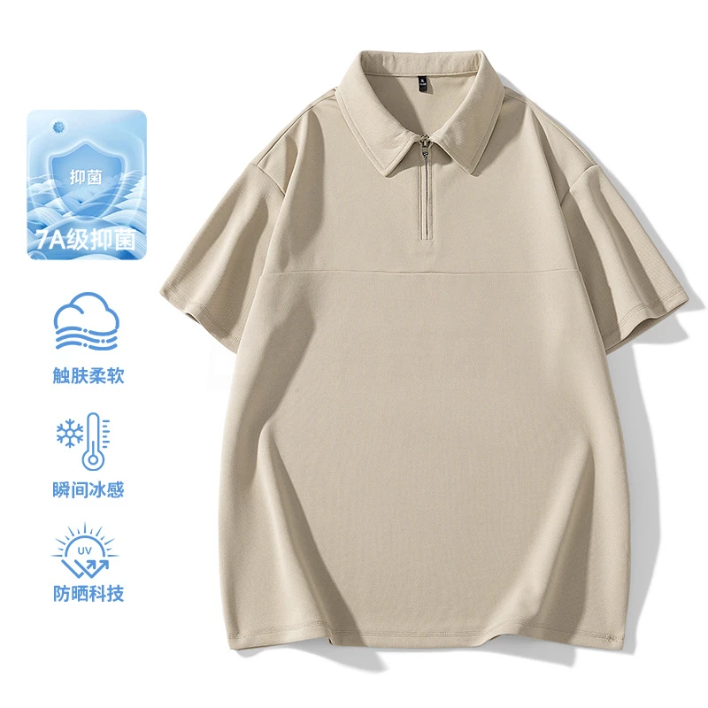 Polo衫宽松男夏季男士polo衫男装t恤翻领短袖POLO衫休闲半袖潮流