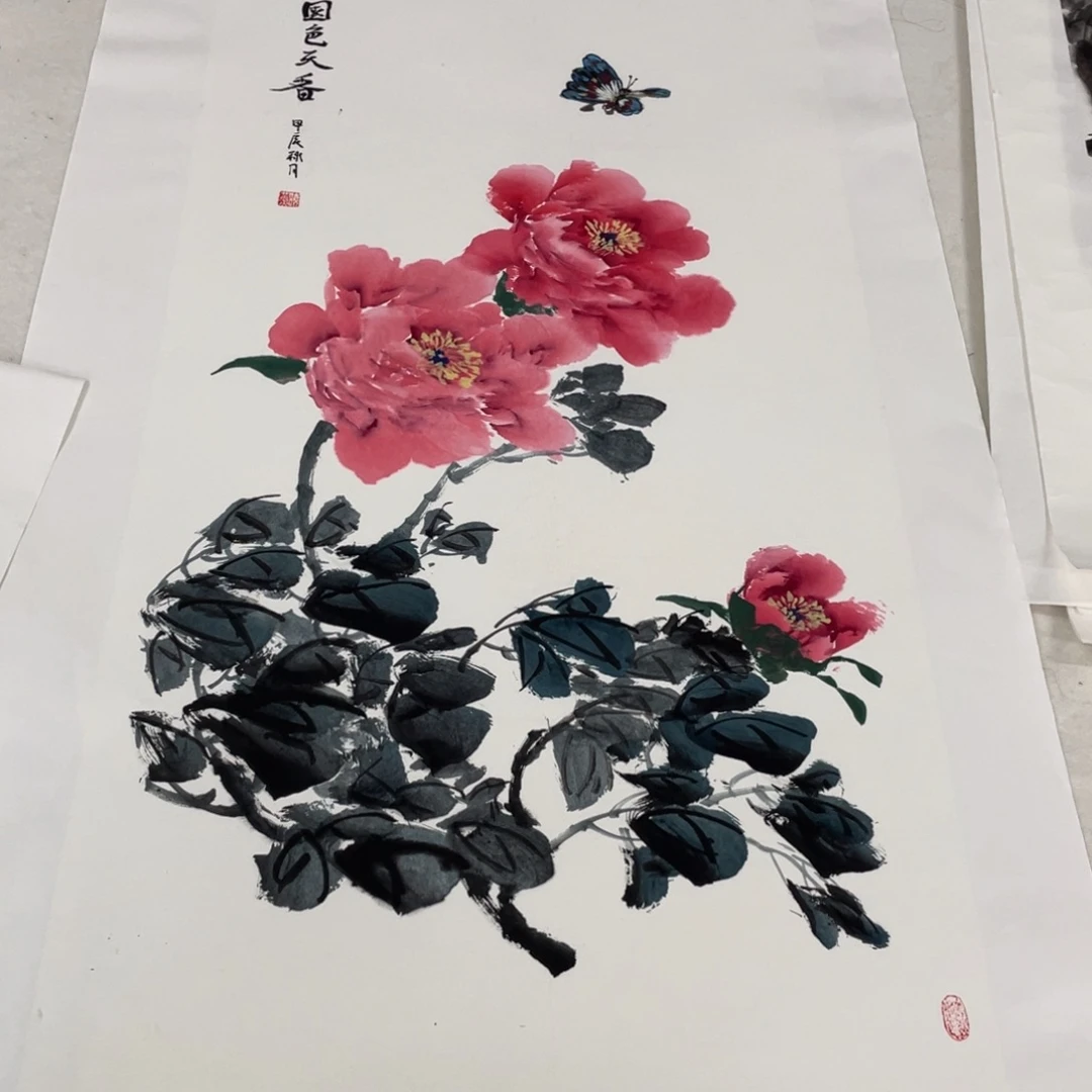 国画王晓燕老师绘画