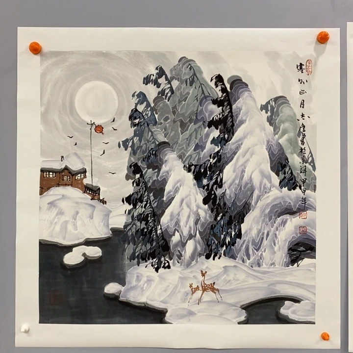 手绘作品等多种形式进行