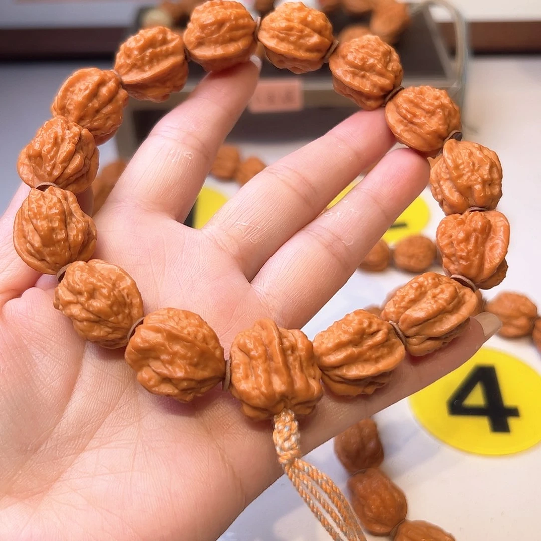 巴***n文玩核桃手串小金蟾