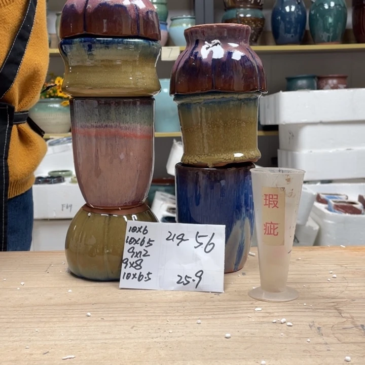 紫砂花盆多肉花盆微瑕56