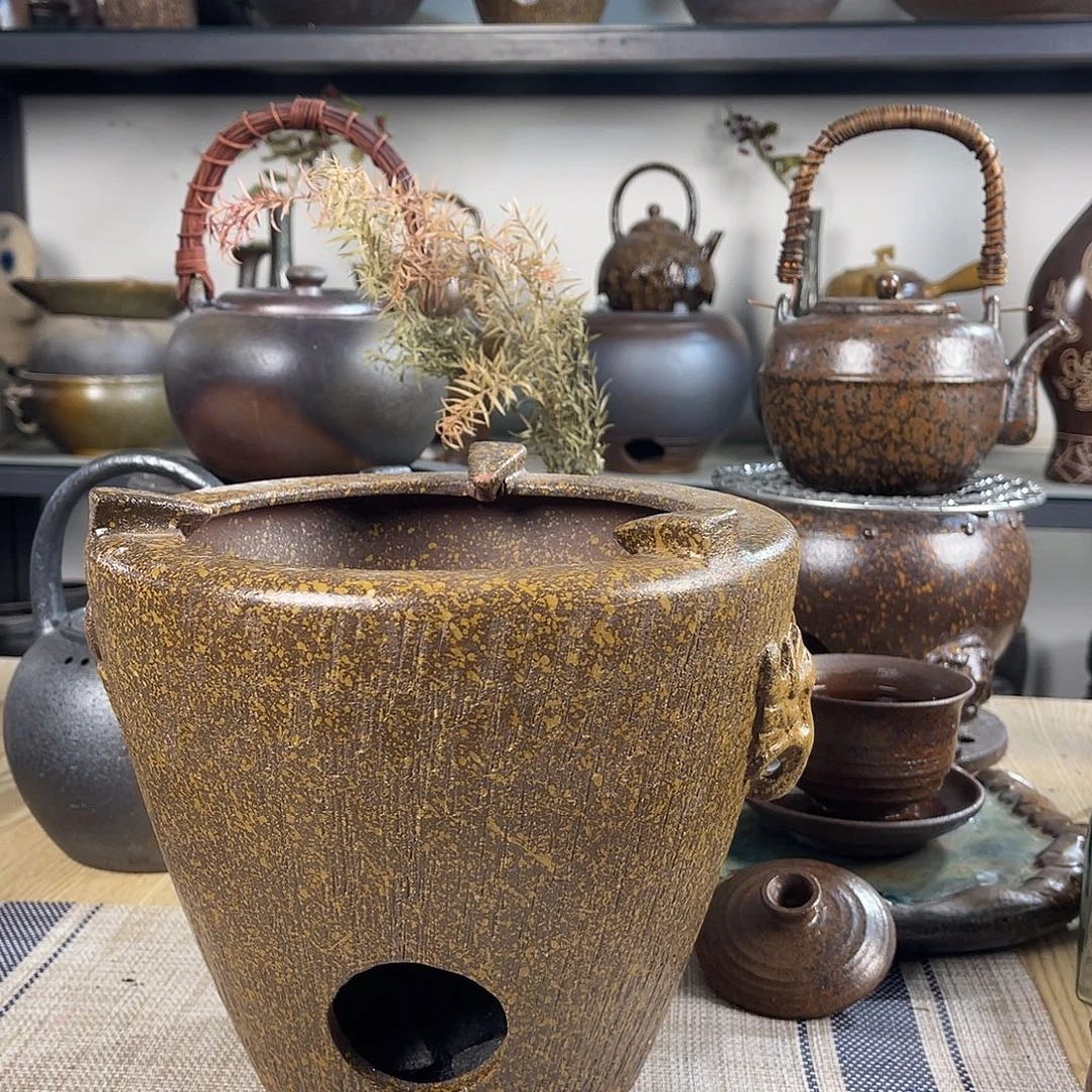 紫砂粗陶实用砂锅