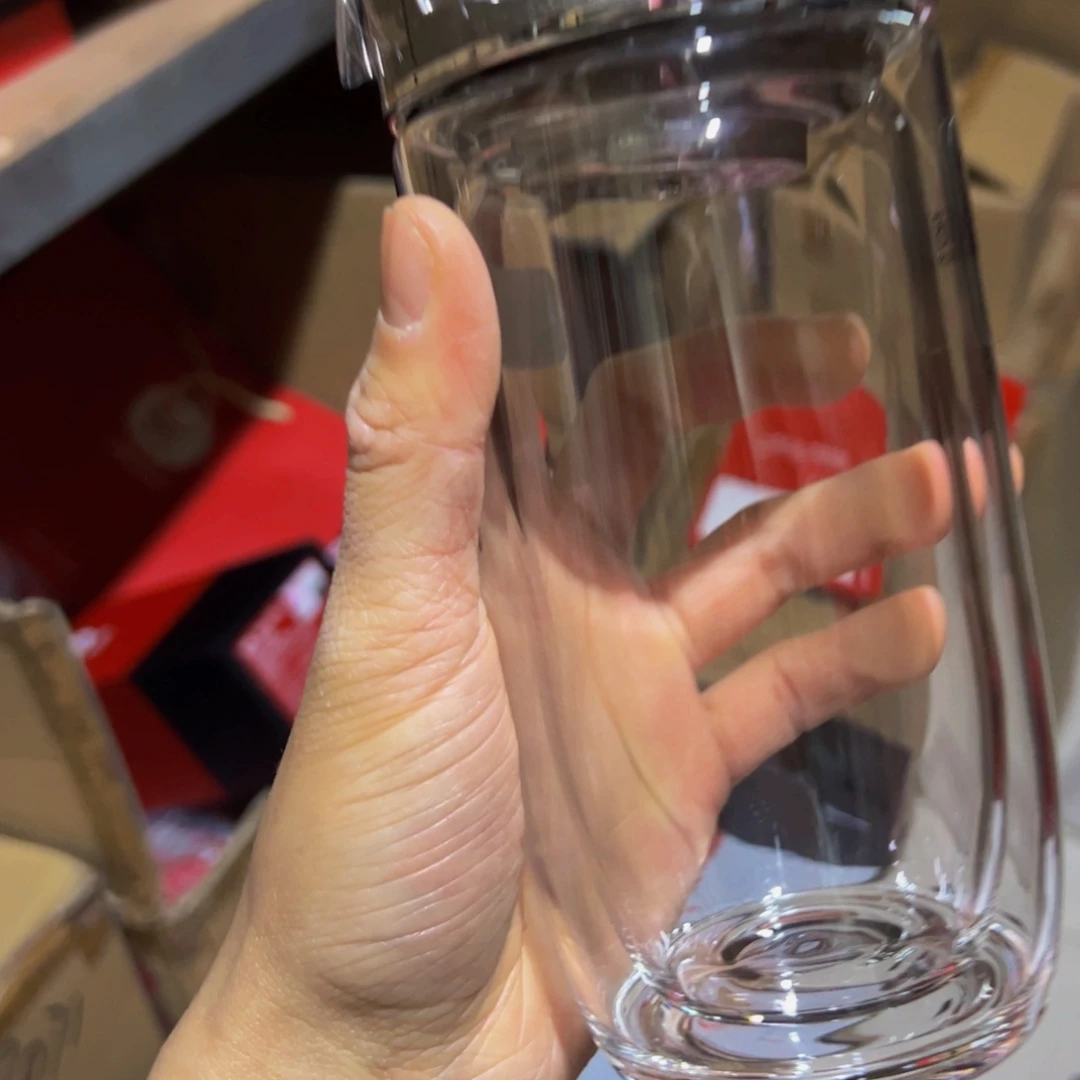 1926灰色双层玻璃杯370➕杯套