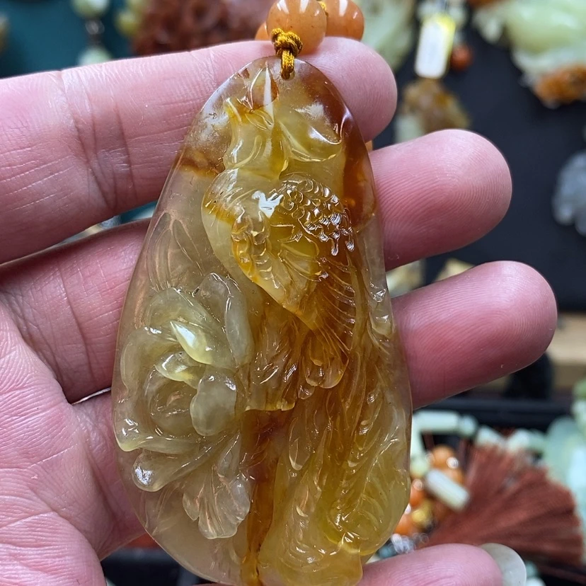 【闪购商品】蛇纹石玉吊坠未镶嵌