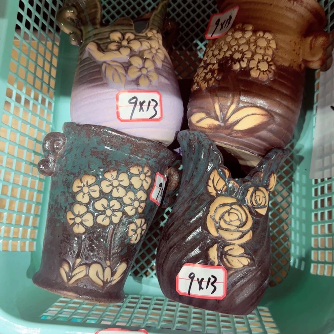 紫砂花盆粗陶盆醋