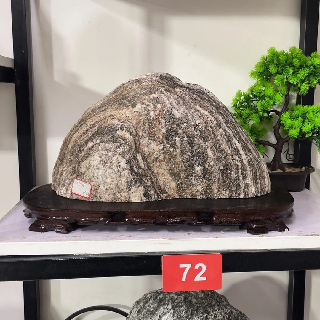 成***臻石材靠山石平安石摆件