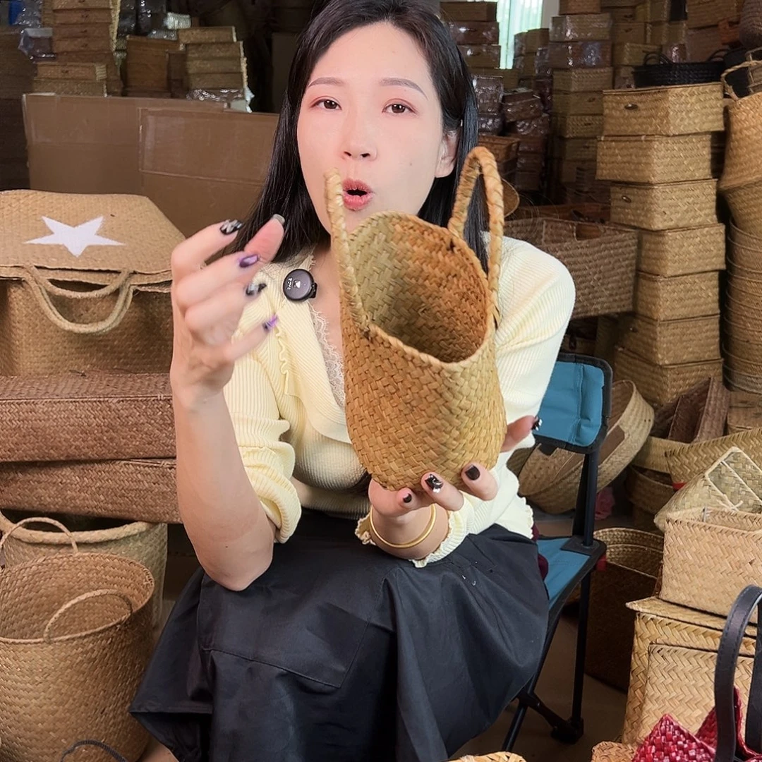 草编草编包/草编收纳盒微瑕疵