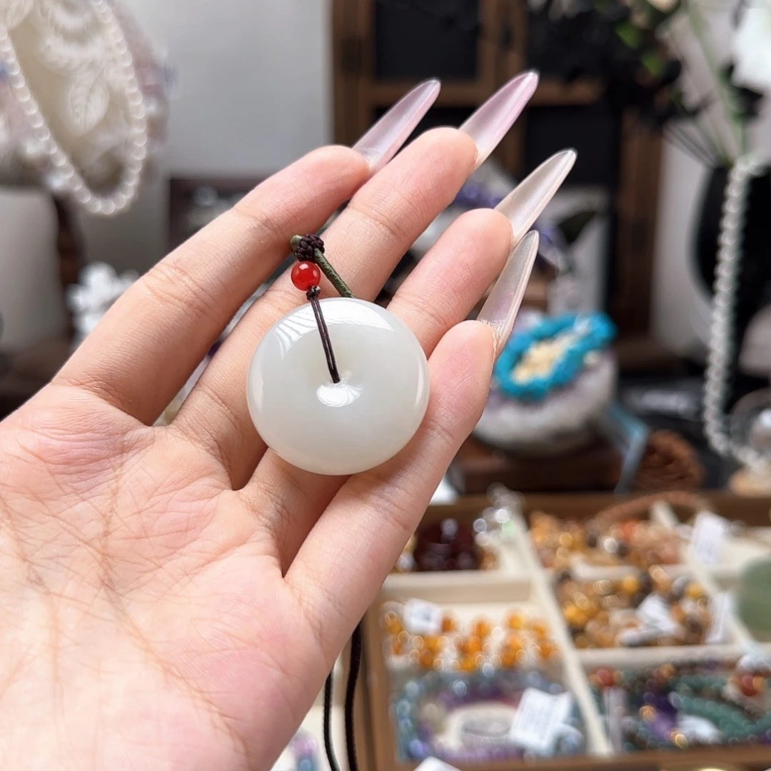 和田玉未镶嵌吊坠(不含链)5号