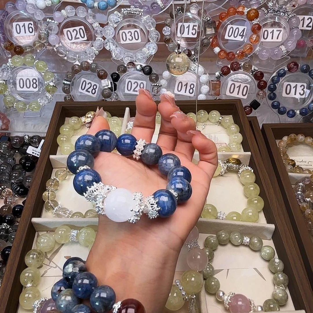 鼎***说烟晶手链银S925镶嵌8999999999999999