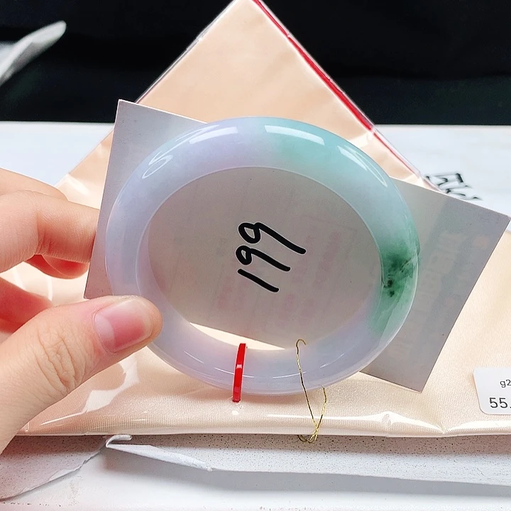 翡翠手镯未镶嵌缅甸天然a货手镯55+