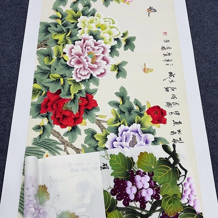 东***家国画纯手绘国画作品