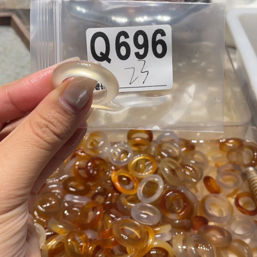 玛瑙/玉髓未镶嵌戒指696