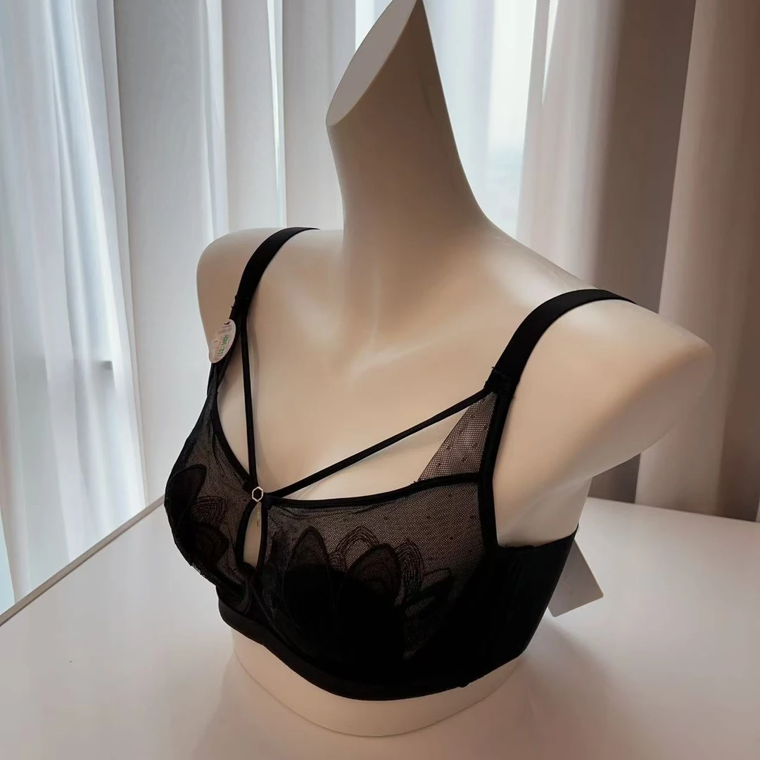 【美姐说】高端绣花水晶杯薄杯文胸112400