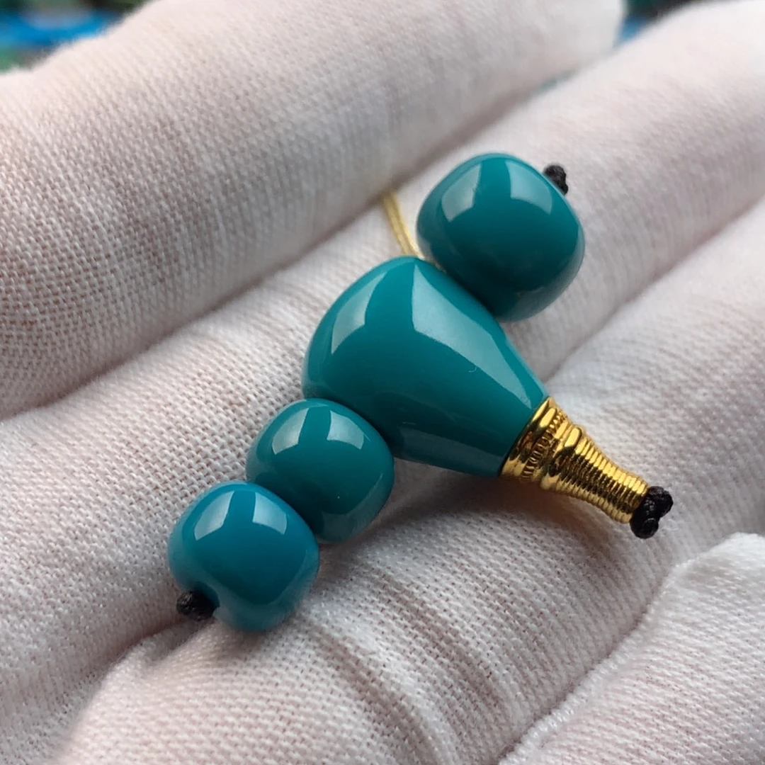 绿松石18K金镶嵌绿松石