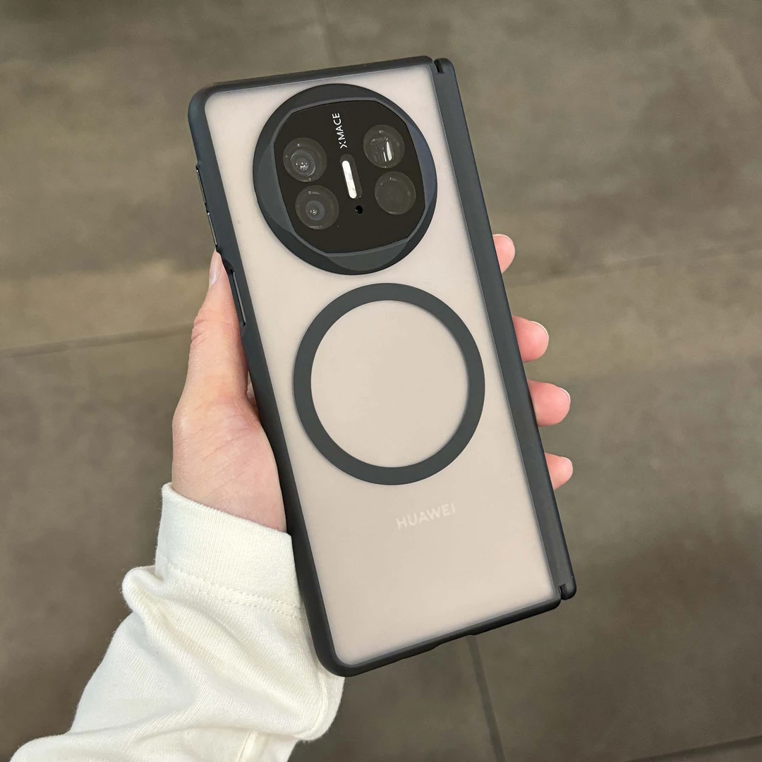 中轴后壳适用华为MateX5手机壳秒变X6镜头膜全包磁吸磨砂中轴后壳