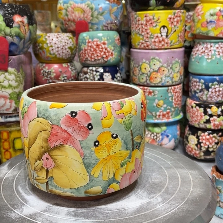 景德镇艺术手绘作品