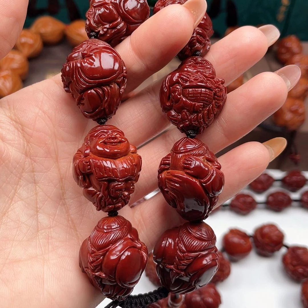 橄榄核手串梦**唐财神手串