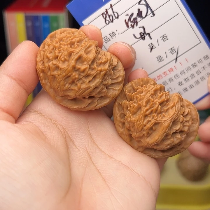 核桃文玩手捻核桃866