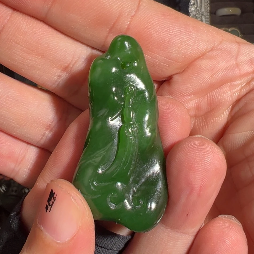 颈饰未镶嵌和田玉精品25.5g