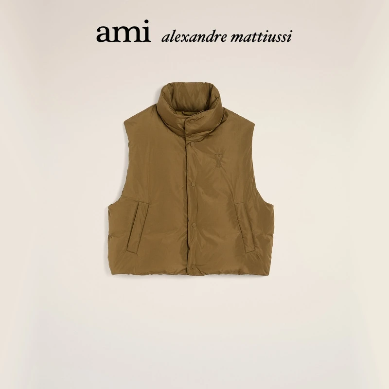 【琥珀流光】AMIPARIS ADC塔夫绸羽绒马甲无袖爱心HJK819.PL0039