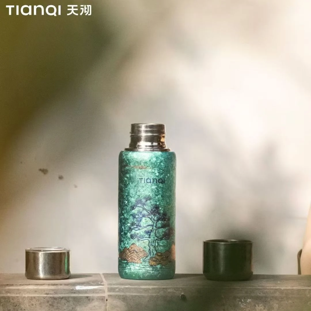 天沏纯钛保温杯彩钛焖泡便携旅行车载泡茶高端礼品杯
