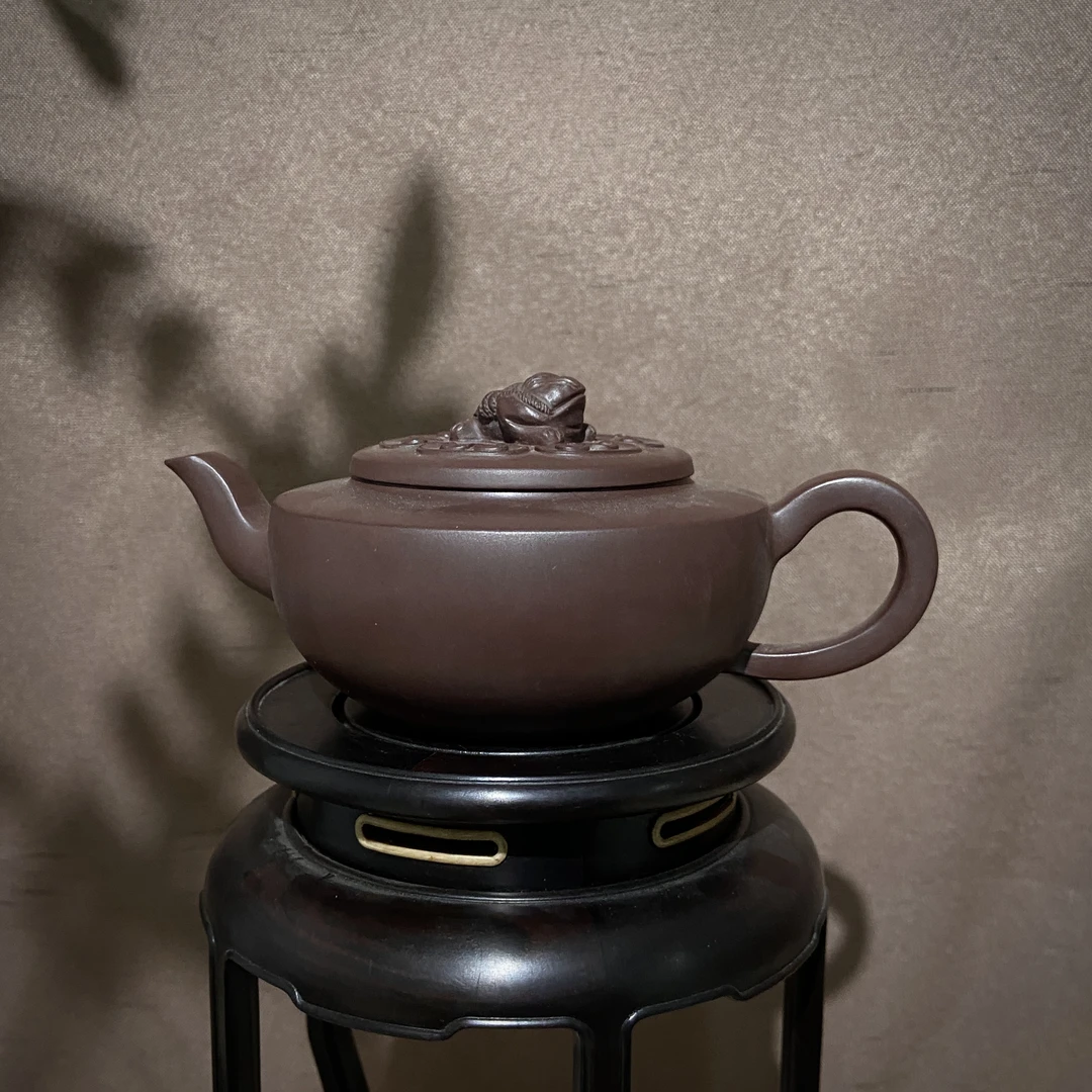 宜兴手工紫砂陶 茶壶GS3396-7