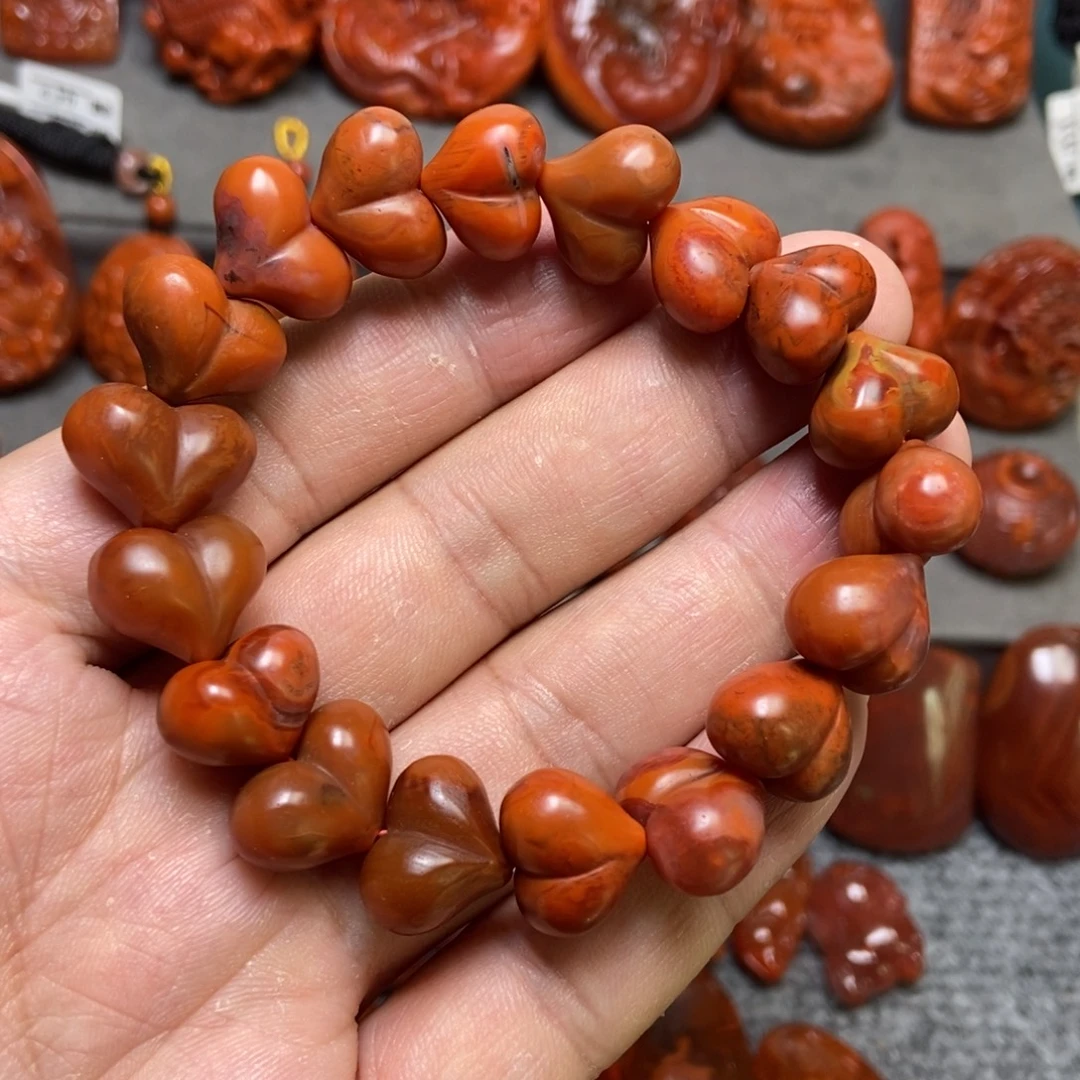 南红玛瑙未镶嵌手串