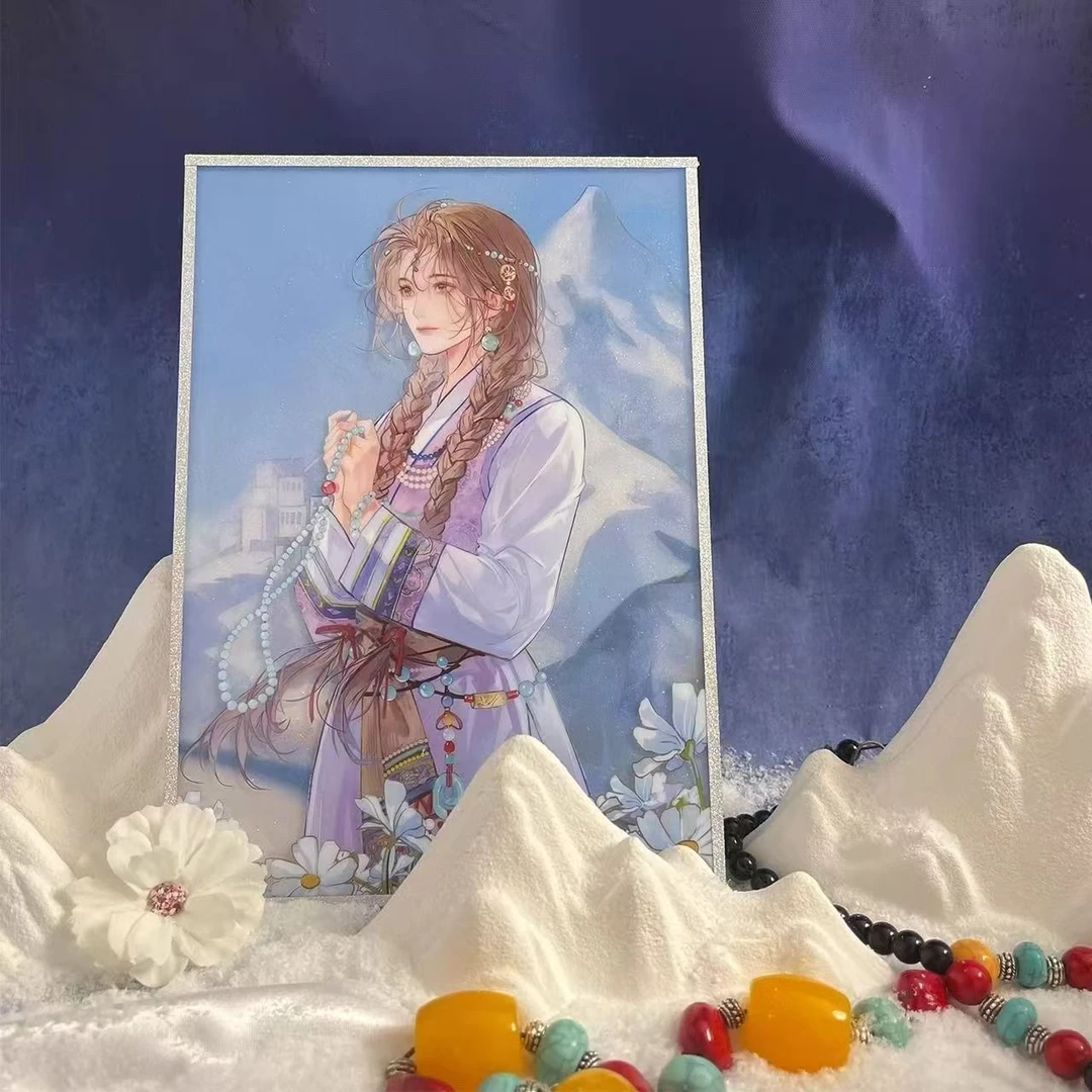 盗墓笔记隐秘的莲花亚克力色纸