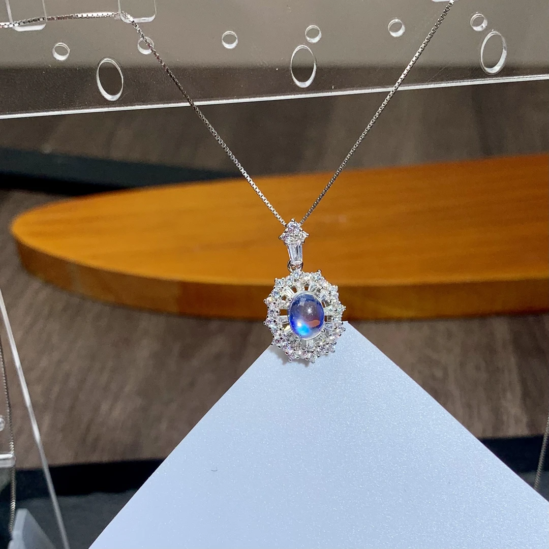 月光石吊坠s925   KT24100923