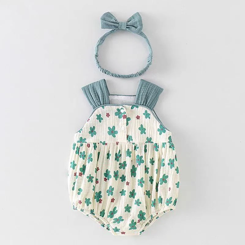 2322小碎花连体衣（以直播衣服为准）婴幼儿衣服