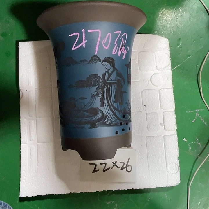 用***0紫砂花盆微瑕大号