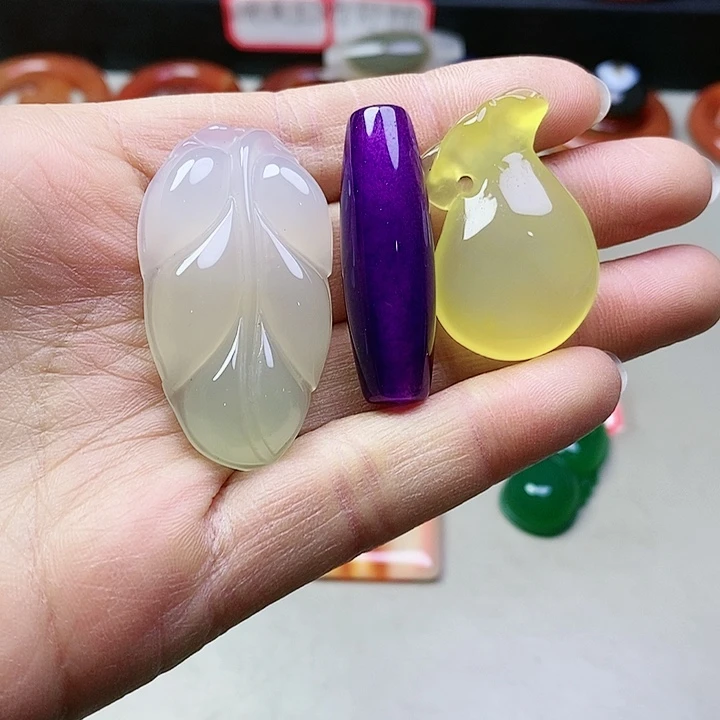 玛瑙/玉髓吊坠(不含链)未镶嵌静**语