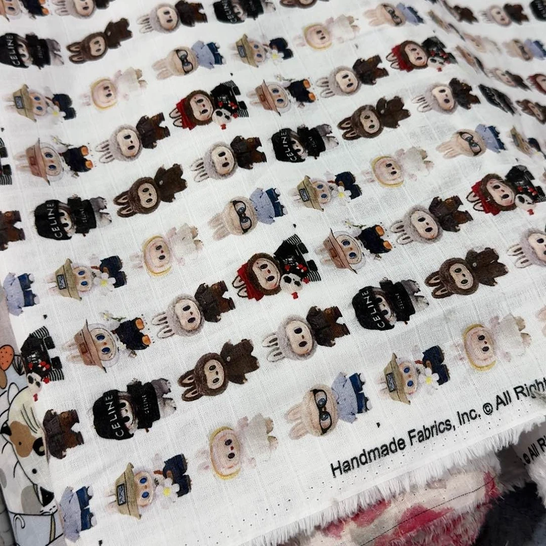 一米价1.5宽纯棉格子双层纱E