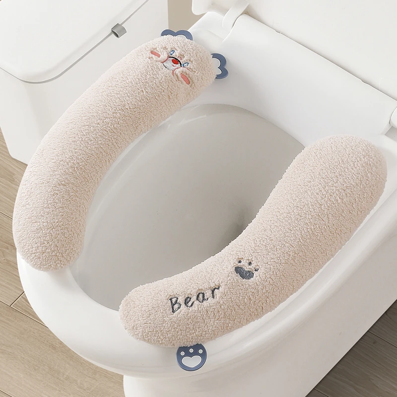 可拆卸易清洗防脏保暖防寒马桶坐垫家用可爱防水