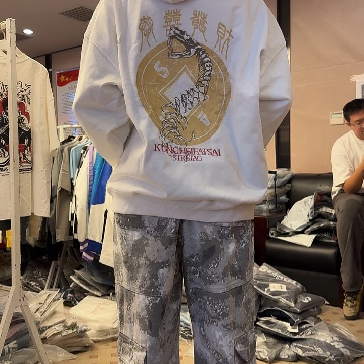 白色恭喜发财尺码全 备注