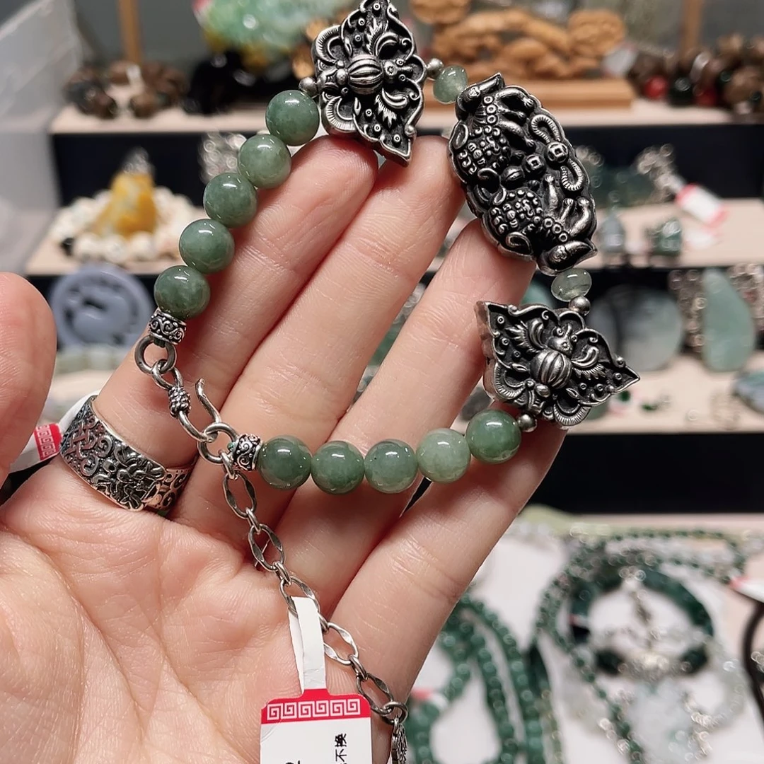 足银复古纯银手链