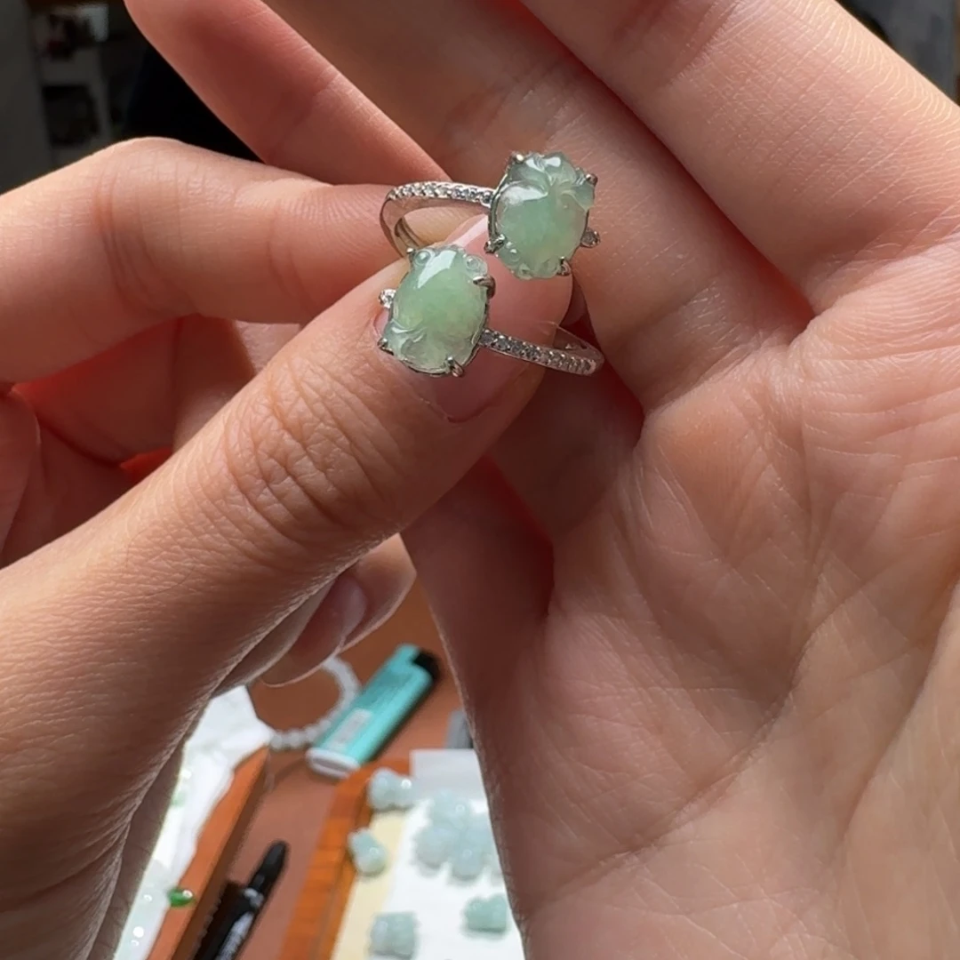 未镶嵌挂件翡翠雨*妈