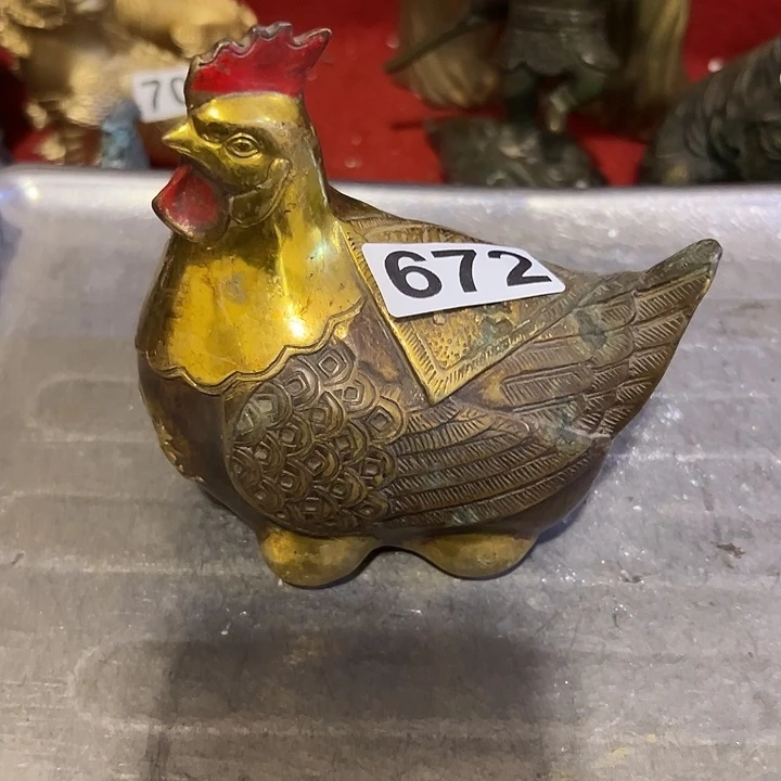 黄铜摆件，文房工艺品摆件