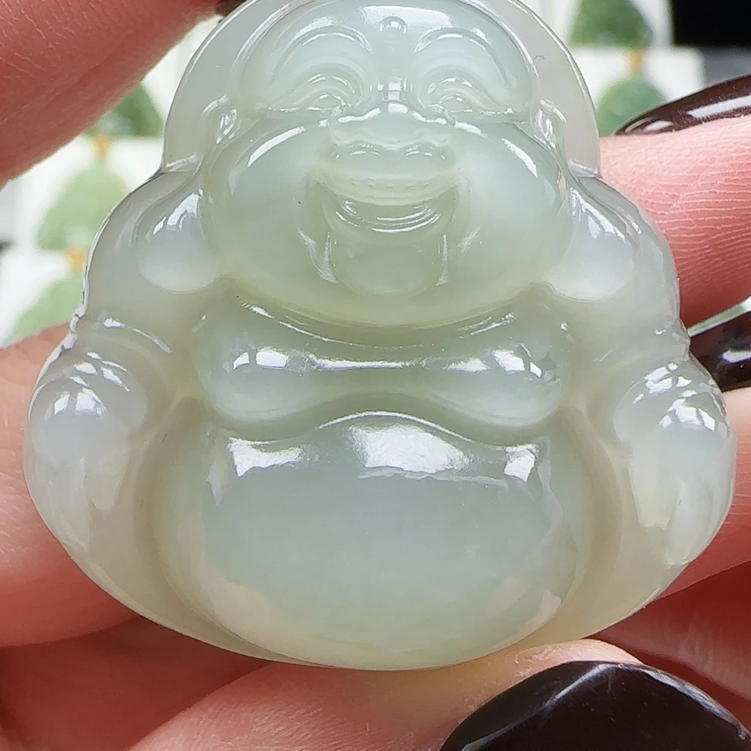 和田玉未镶嵌吊坠(赠链)