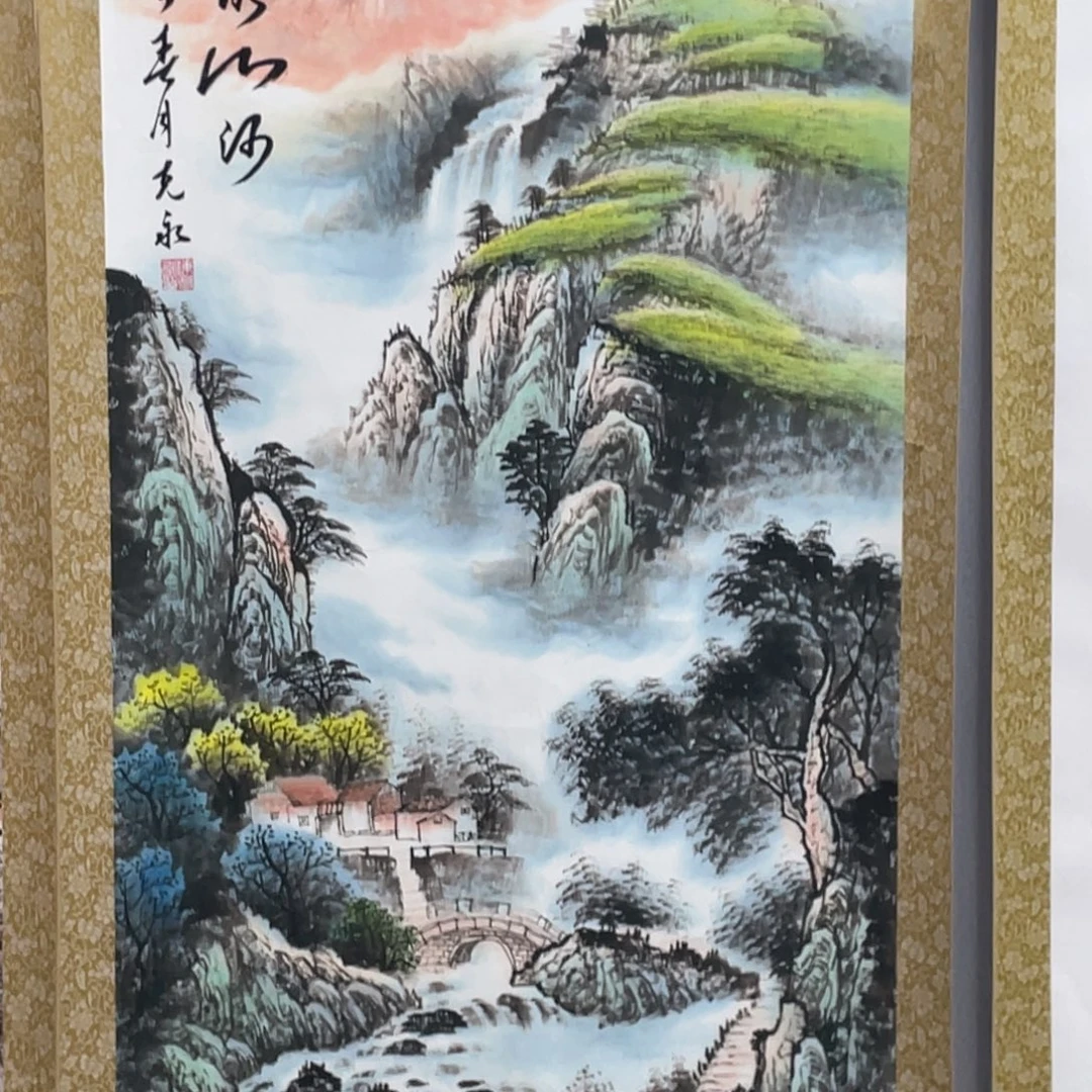 国画老师手笔手绘作品y