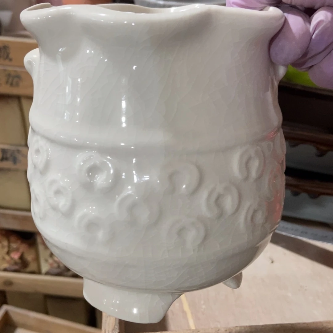 红陶微瑕高温陶瓷花盆