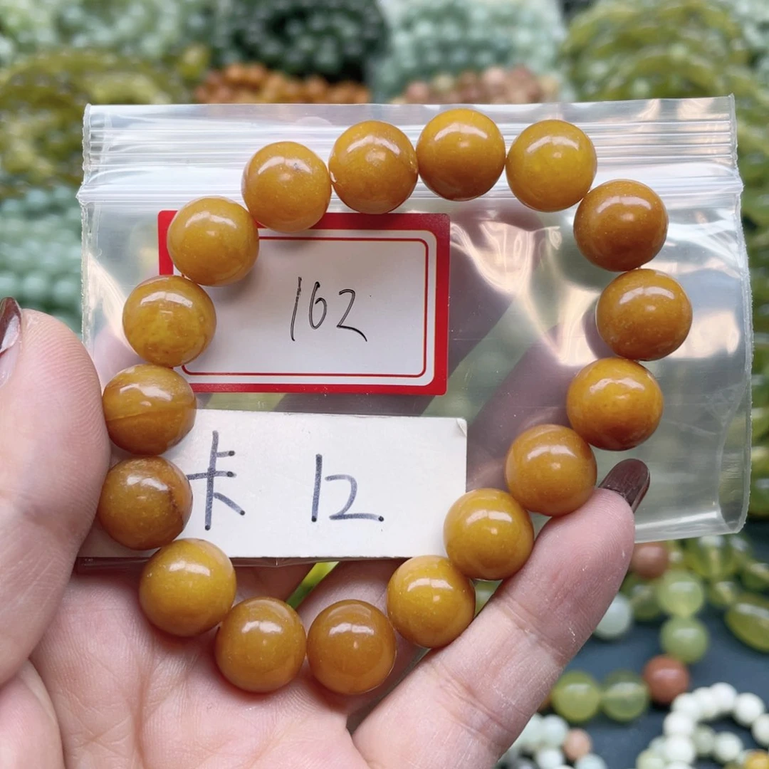 未镶嵌蛇纹石玉手串