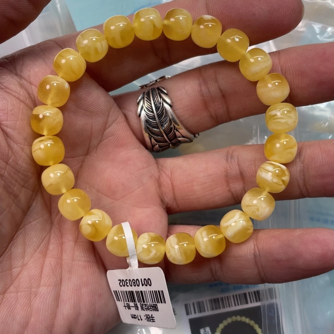 蜜蜡未镶嵌裸石005手串