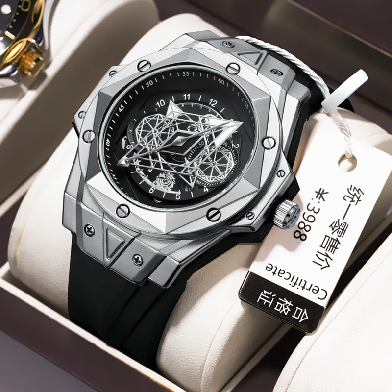 时尚手表多功能高档百搭轻奢简约男士腕表夜光