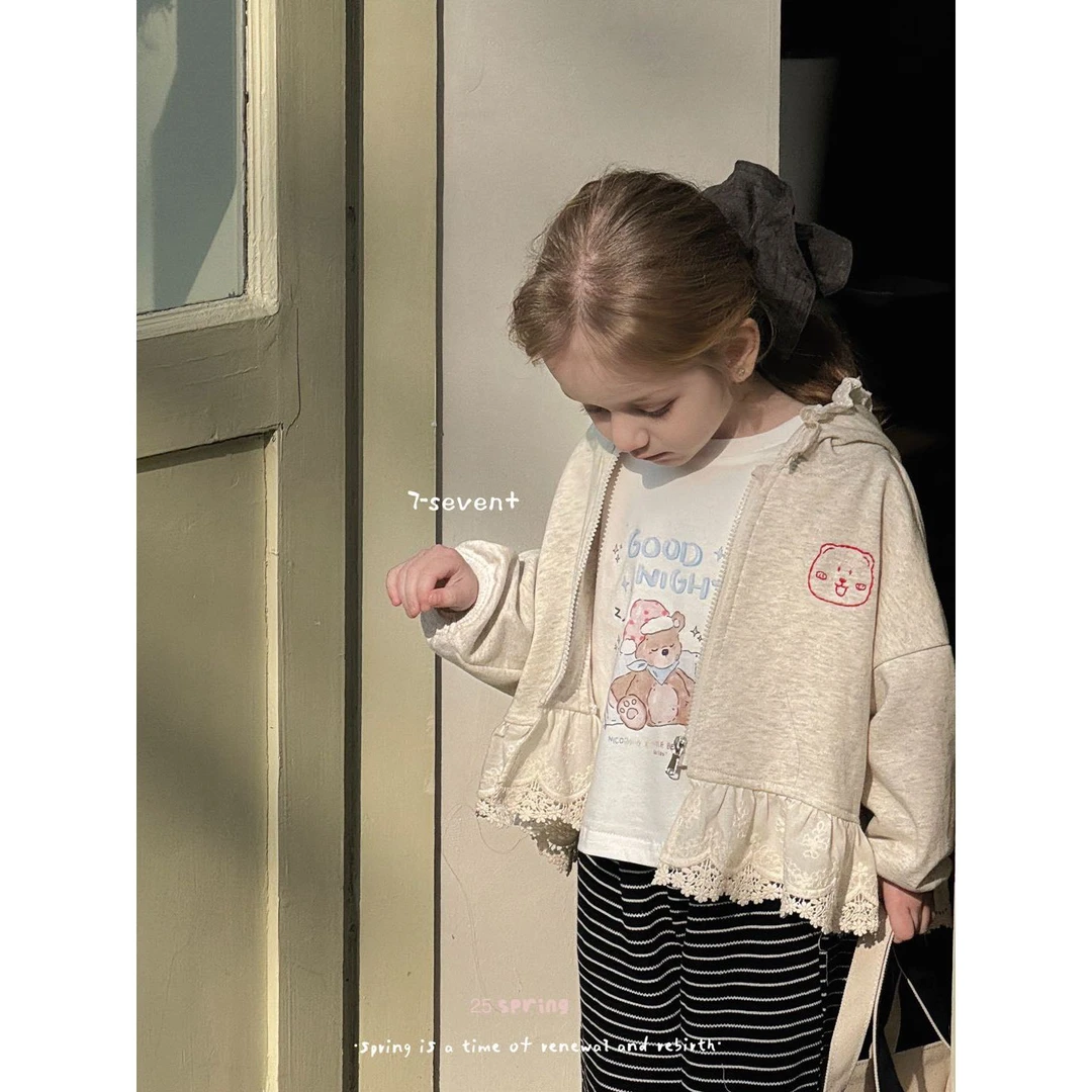 春季套装组合HD149(灰外套+白色T+黑条纹裤）