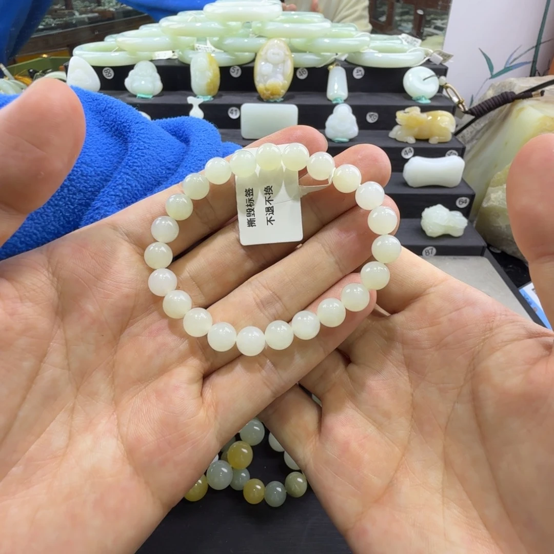 和田玉未镶嵌手串新疆和田玉手串