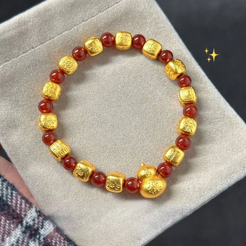 铜合金亚克力手链 新年必备战串自摸十三幺麻将手串送闺蜜时尚