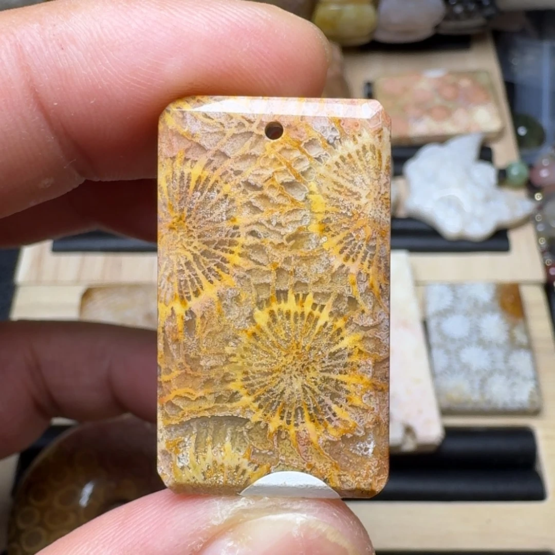 未镶嵌纯天然色有机玉石保真色硅化玉