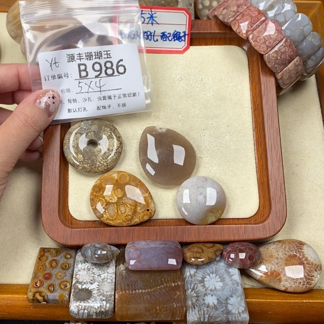 Y***t未镶嵌颈饰硅化玉