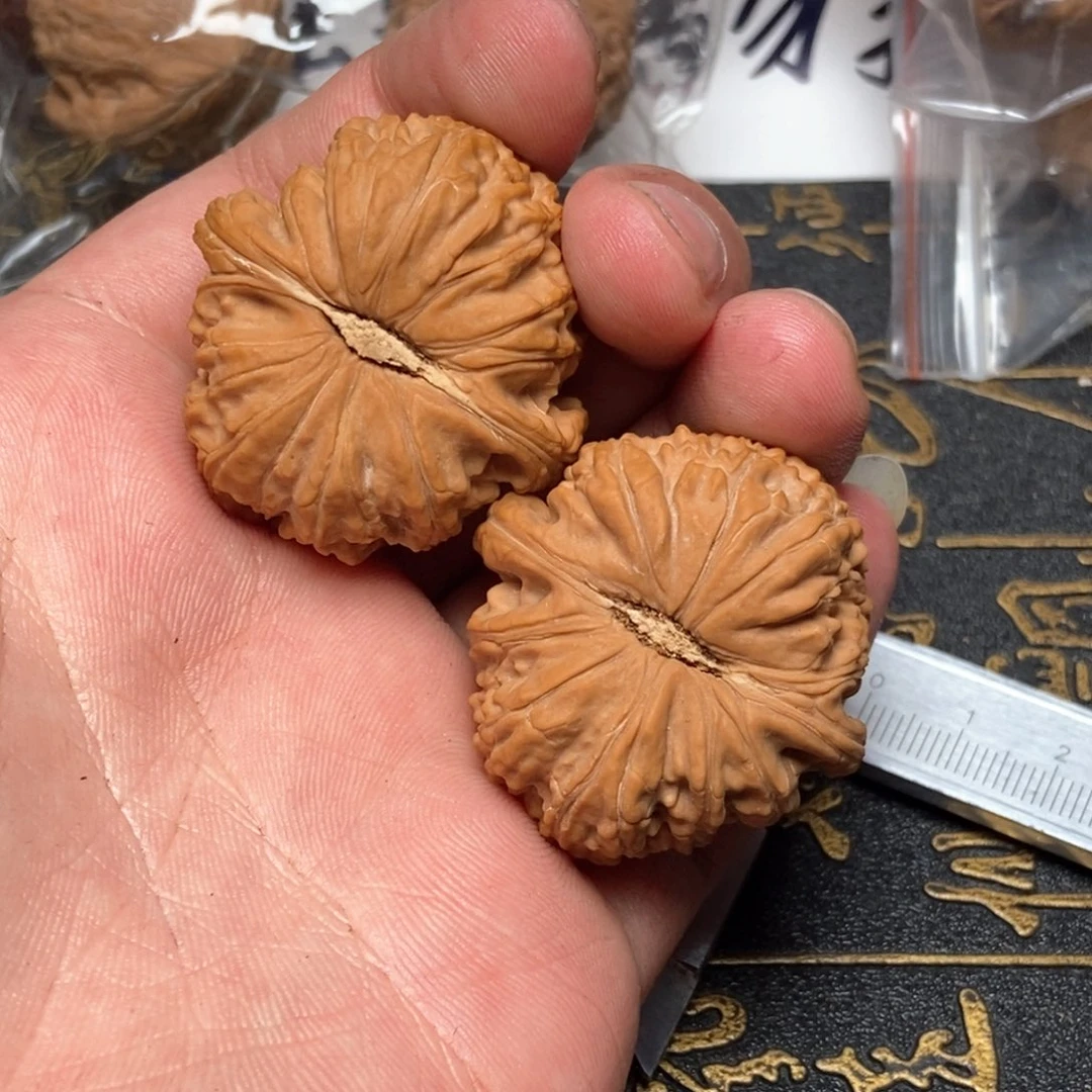 文玩核桃把件白狮子